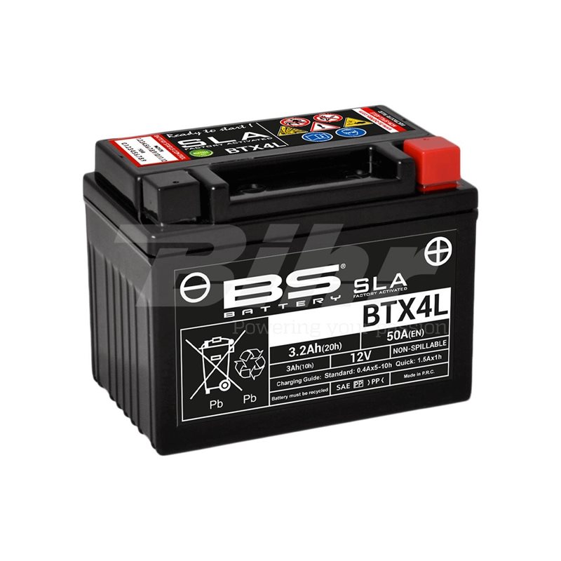 YAMAHA TZR 50 03' - 12' BATERIA BS (SLA/GEL) YAMAHA TZR 50 03' - 12' BATERIA BS (SLA/GEL)
